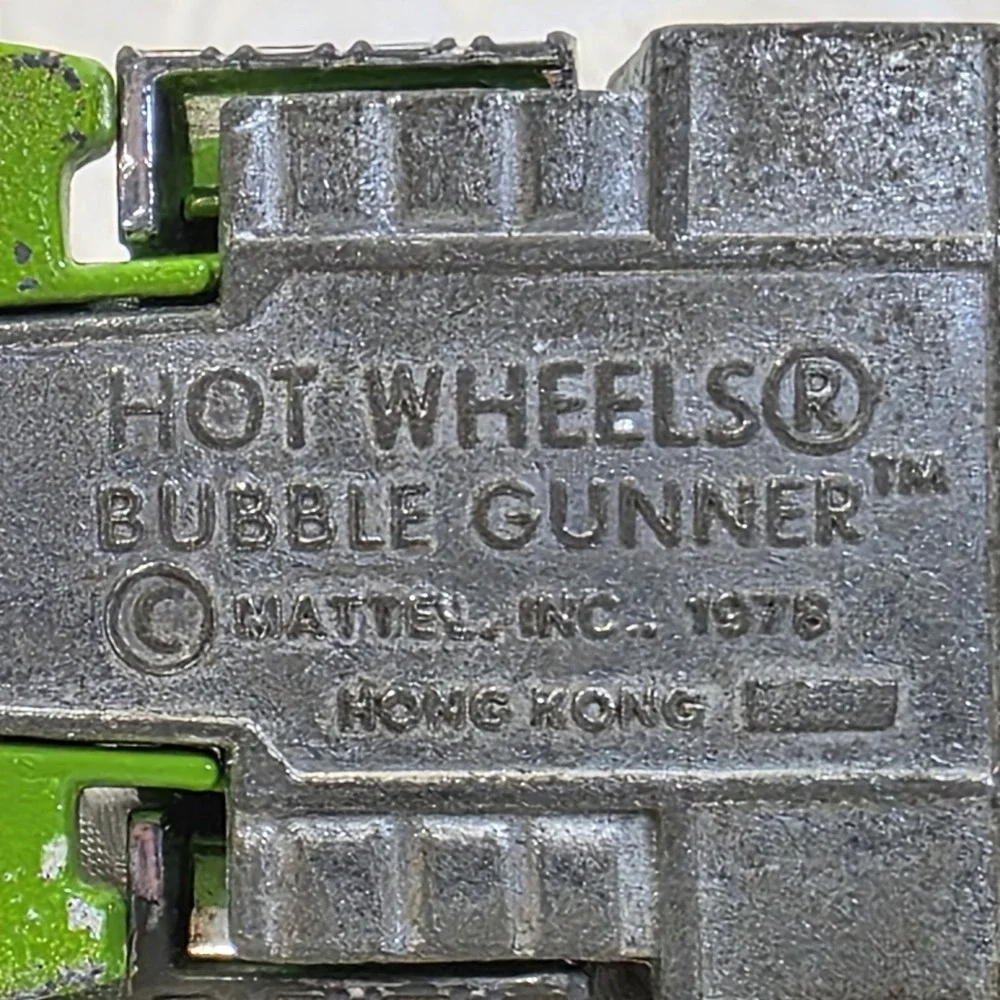 VINTAGE 1978 Mattel Hot‎ Wheels Bubble Gunner HONG KONG Good Condition